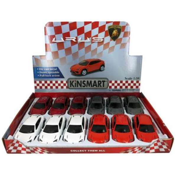 Lamborghini Urus SUV 2014 (12pcs) (3 x Red/3 x Grey/3 x White/3 x Orange)