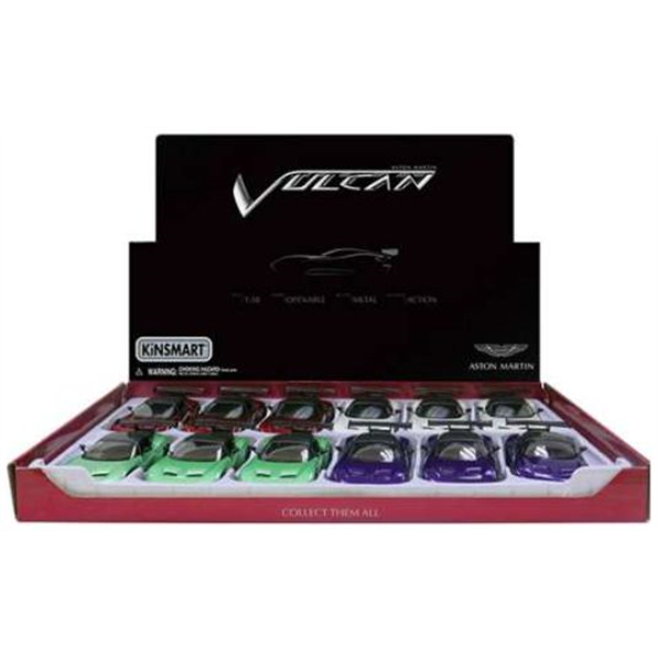 Aston Martin Vulcan (12pcs) (3 x Red/3 x Green/3 x White/3 x Purple)