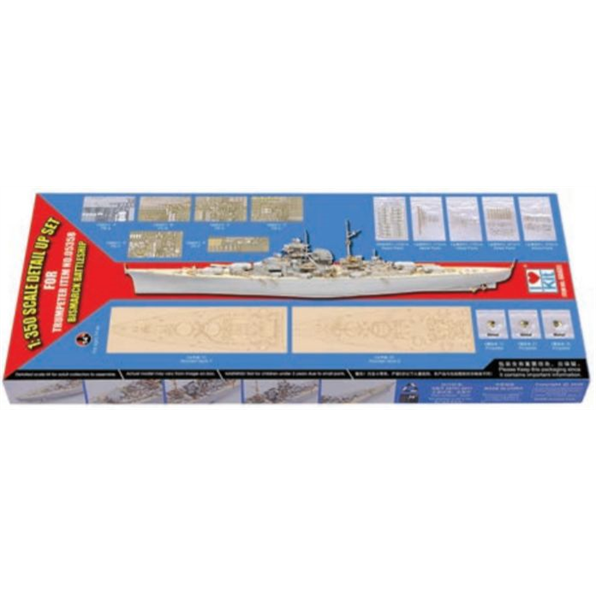 Bismarck 1941 1/350 Scale Detail-Up Set