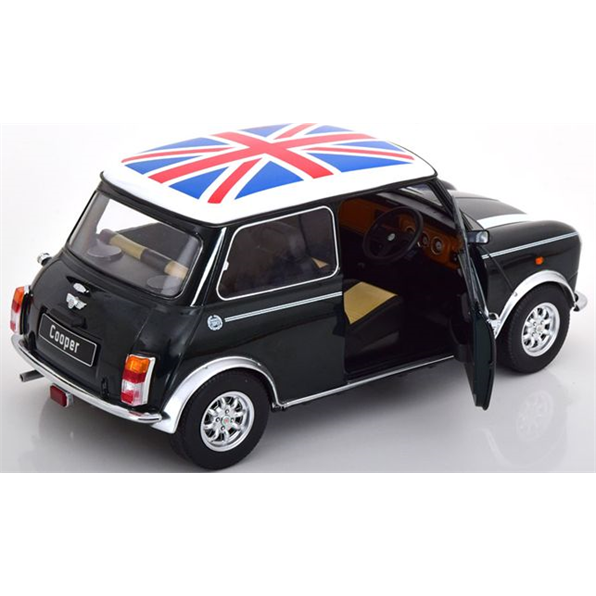 Mini Cooper RHD Dark Green Metallic/White Union Jack