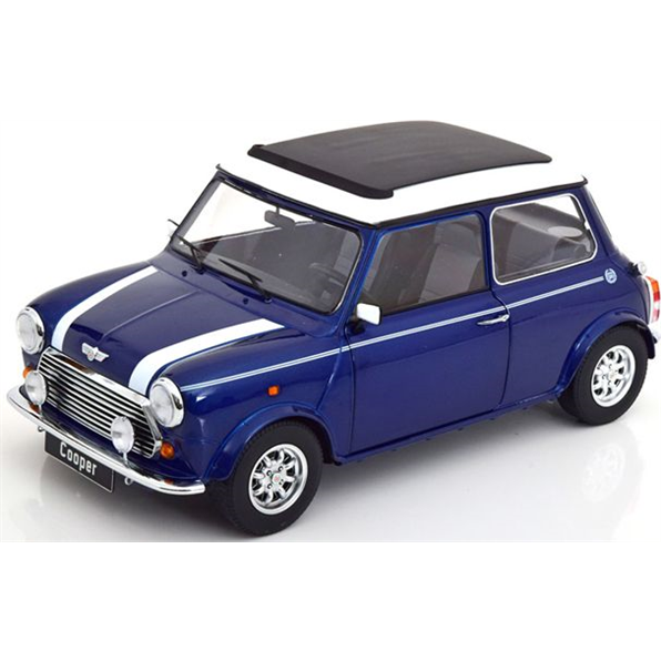 Mini Cooper Sunroof LHD Blue Metallic White