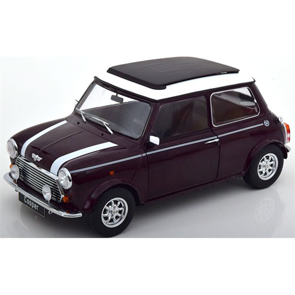 Mini Cooper Sunroof LHD Purple Metallic White