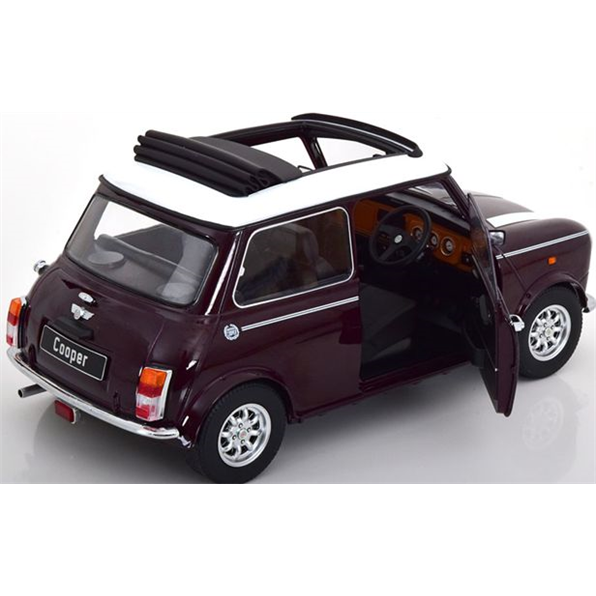 Mini Cooper Sunroof RHD Purple Metallic White