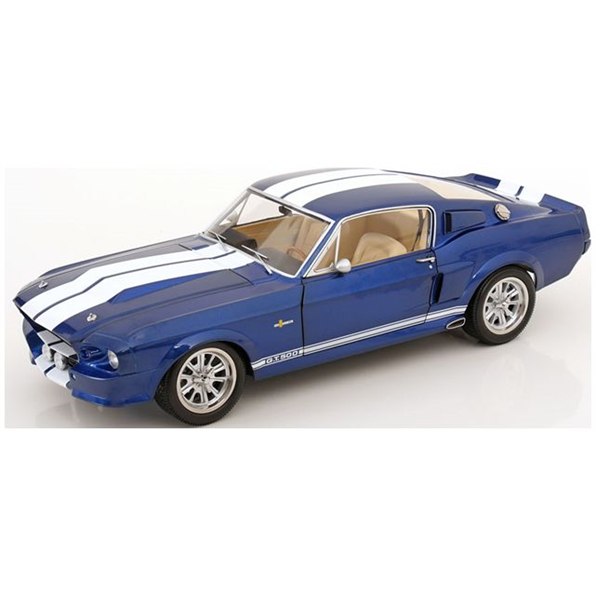Ford Mustang Shelby GT500 Blue Metallic White Eleanor 1967