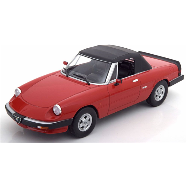 Alfa Romeo Spider 3 Serie 2 1986 red removable Softtop Ltd Edn 1250