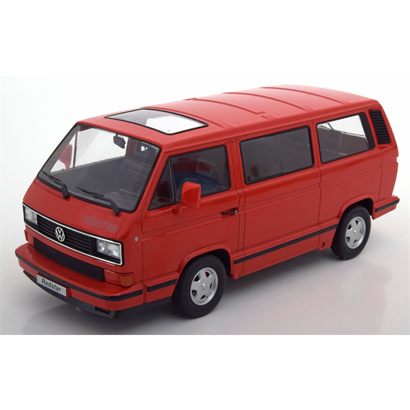 VW Bus T3 White Star 1993, Red