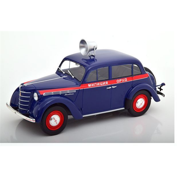 Moskwitsch 400 Police with Speaker 1946 Dark Blue