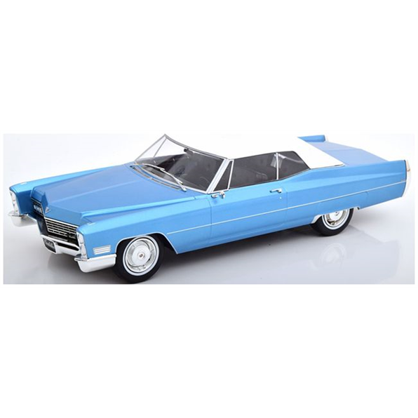 Cadillac DeVille Convertible 1967 Light Blue Metallic/White