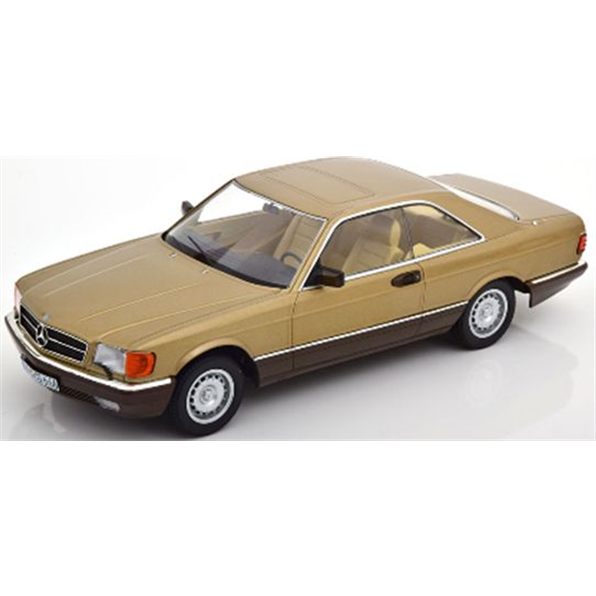 Mercedes 500 SEC C126 1987 Gold Metallic