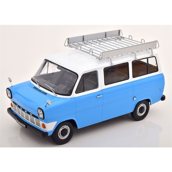 Ford Transit Bus 1965 w/Roof Rack Blue /White