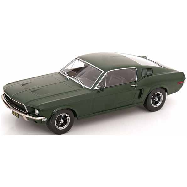 KK-Scale 1:18 Ford Mustang GT Fastback Année De Construction 1968 Bleu Metallique Blanc Kkdc181394
