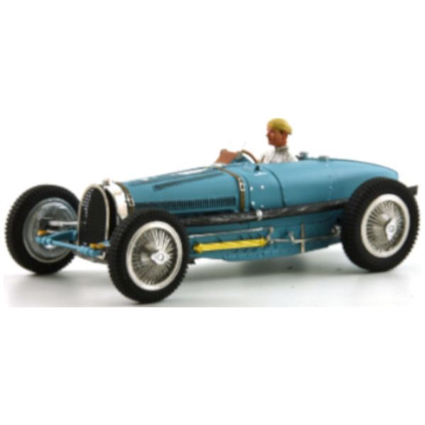Bugatti T59 Light Blue w/Driver