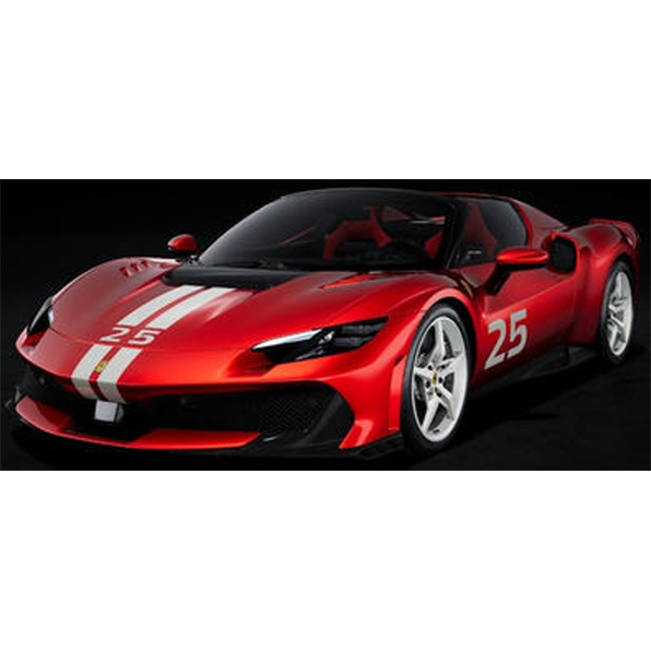 Ferrari 296 Speciale A Rosso Magma w/White Livery