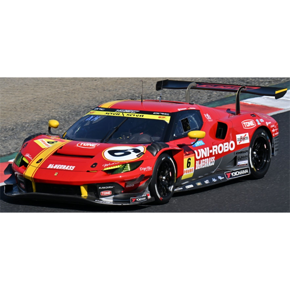 Uni-Robo Bluegrass Ferrari Velorex #6 GT300 Super GT 2026 Katayama/Krutten