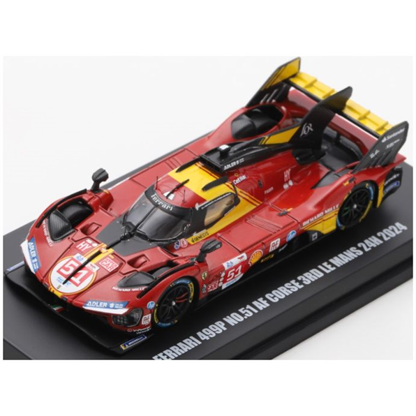 Ferrari 499P #51 Ferrari AF Corse 3rd Le Mans 24H 2024 Pier Guidi/Calado/Giovinazzi