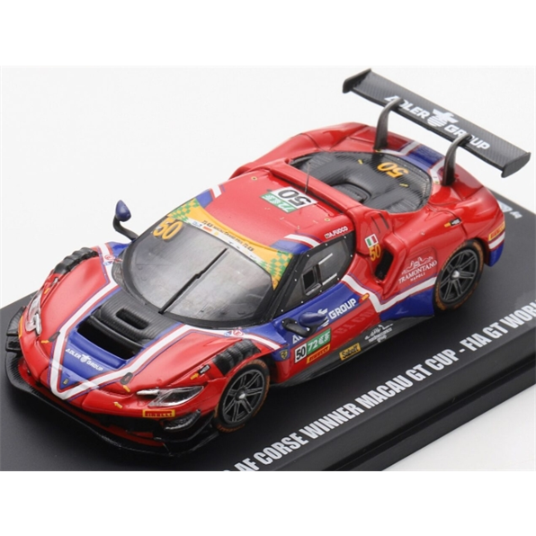 Ferrari 296 GT3 #50 AF Corse Winner Macau GT Cup FIA GT World Cup 2025 Antonio Fuoco