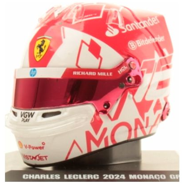 Charles Leclerc Monaco GP 2024 Helmet