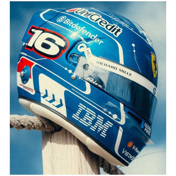 Charles Leclerc Scuderia Ferrari HP Miami GP 2025 Helmet