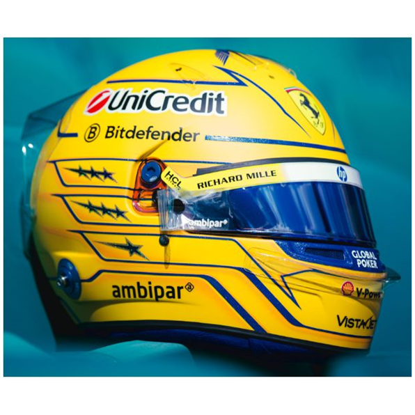 Lewis Hamilton Scuderia Ferrari HP Miami GP 2025 Helmet