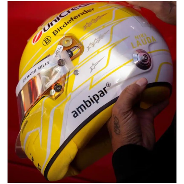 Lewis Hamilton Italian GP 2025 Helmet