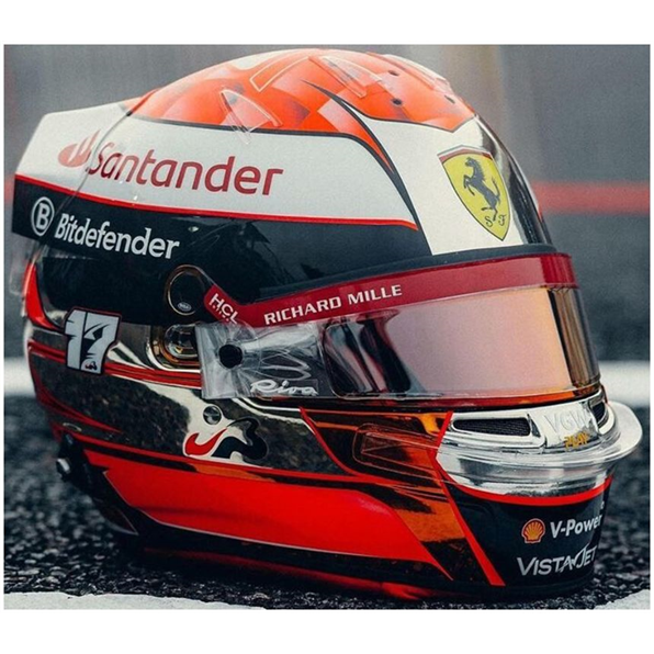 Charles Leclerc Helmet Japanese GP 2024 Tribute to Jules Bianchi