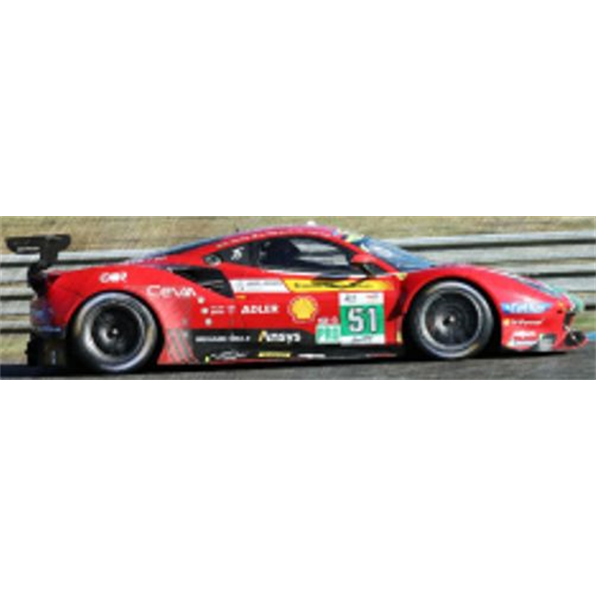 Ferrari 488 GTE EVO #51 AF Corse 2nd LMGTE Pro 24H Le Mans 2022 Guidi/Calado/Serra