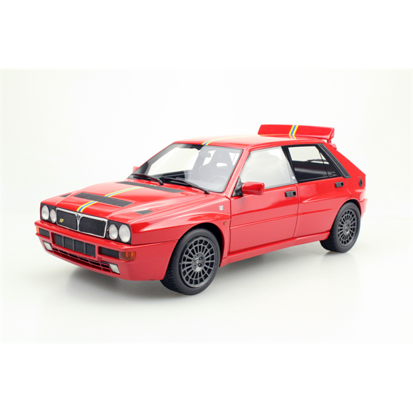 Lancia Delta Integrale Evolution, 1992 red with stripes