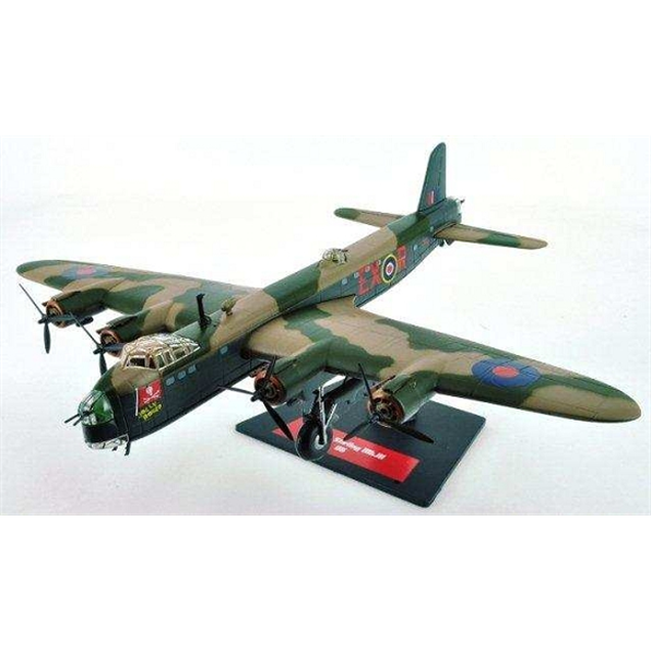 Short Stirling Mk.III RAF EX-R Jolly Roger 1:144 Scale with stand