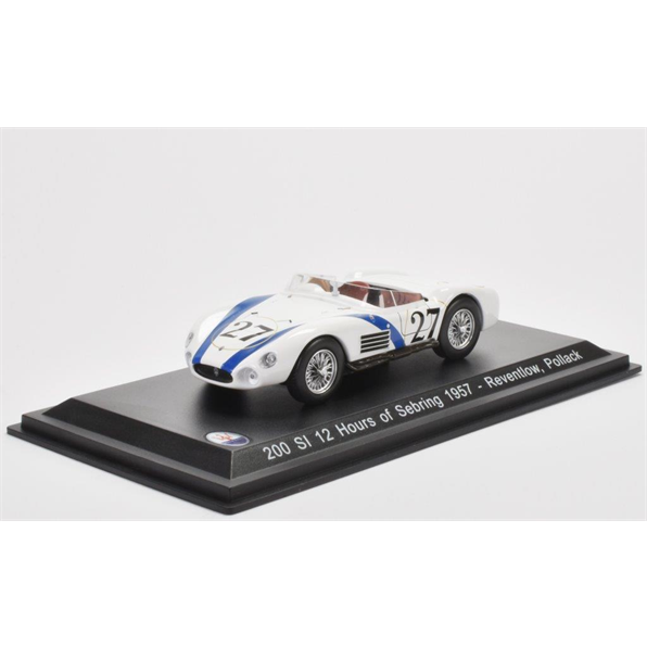 Maserati 200 SI 12 Hours of Sebring 1957 144 Reventlow, Pollack