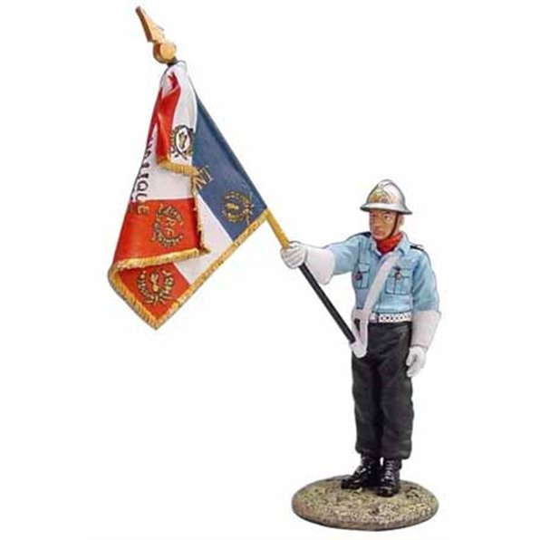 French flag bearer - lieutenant - 2001