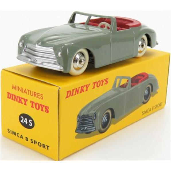 Dinky Toys France Simca 8 Sport Ref 24s 1955 État De Jeu 1/43è