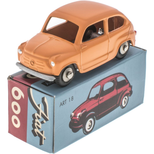 Fiat 600 Berlina - Orange Mercury Collection by Hachette