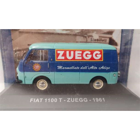 Fiat 1100 T Transporter 1961 'Zuegg' Turquoise/Blue