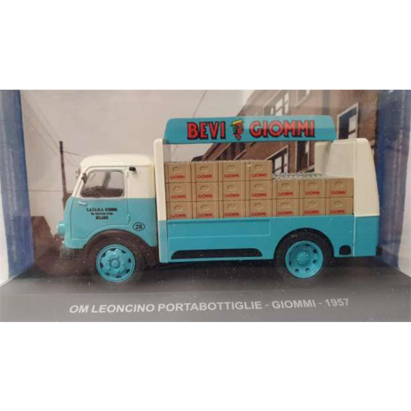 Om Leoncino Delivery Van 1957 Giommi Turquoise/Grey