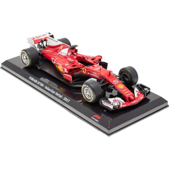 Ferrari SF70H Sebastian Vettel 2017 1:24 F1 - Blister Packaging