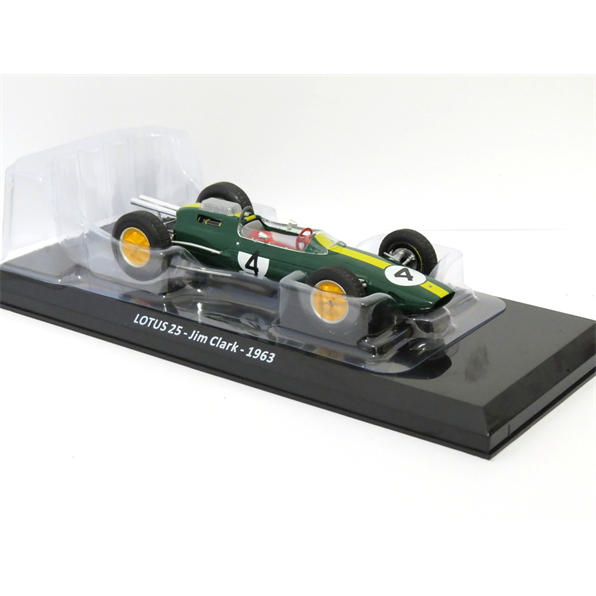 Lotus 25 Jim Clark 1963 1:24 F1 - Blister Packaging