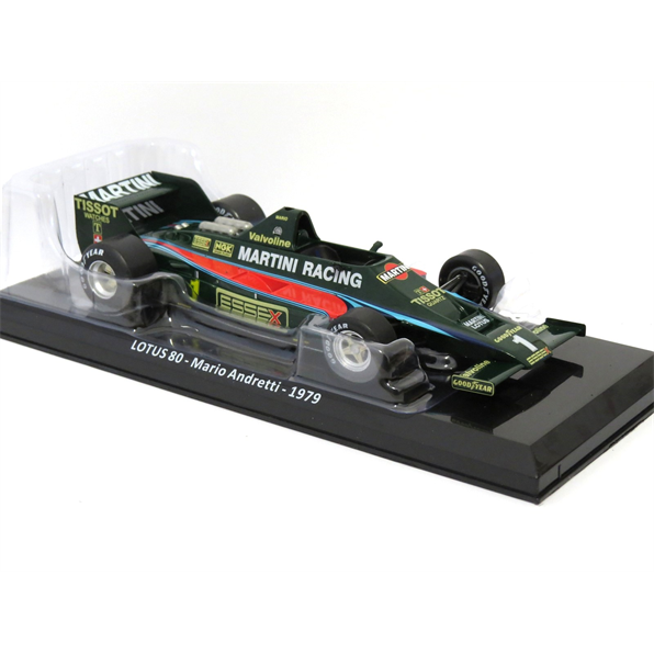 Lotus 80 Mario Andretti 1979 1:24 F1 - Blister Packaging