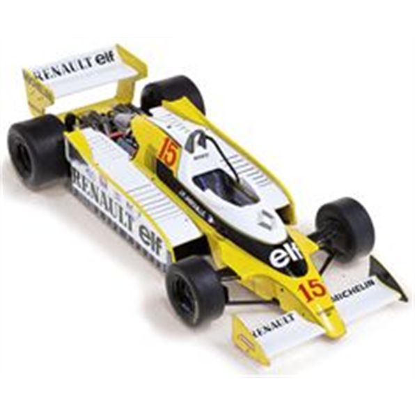 Renault RS10 - Jean Piere Jabouille - 1979 1:24 F1 - Blister Packaging squash/broken