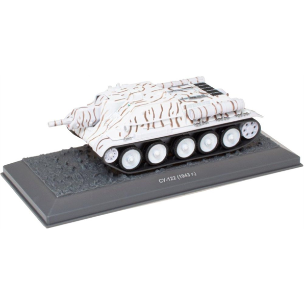 SU-122 (Winter Camouflage) - 1943 1:43 Scale Tank Collection