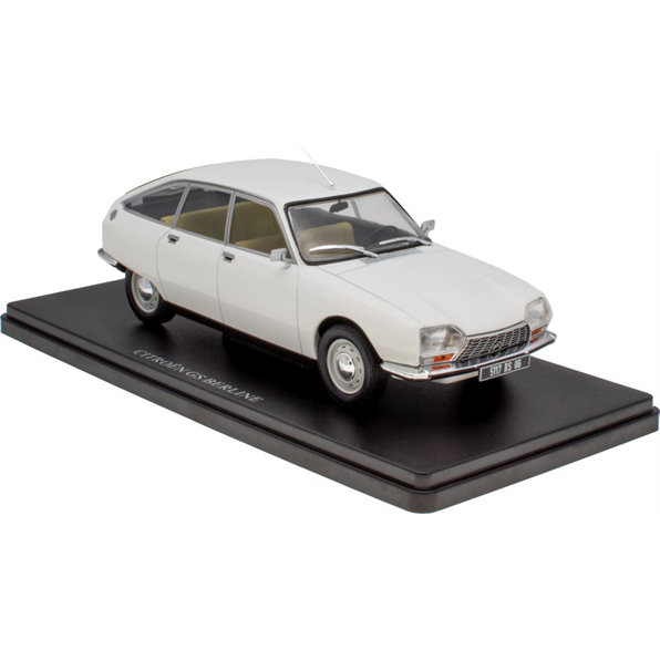 Citroen GS Berline - White 1970 1:24th Scale