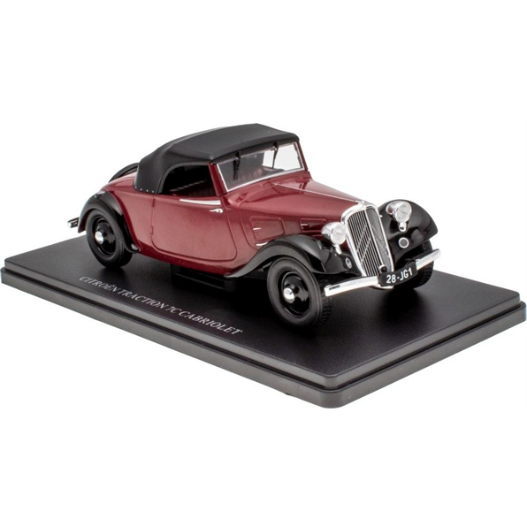 Citroen Traction 7C Cabriolet - Red 1934 1:24th Scale