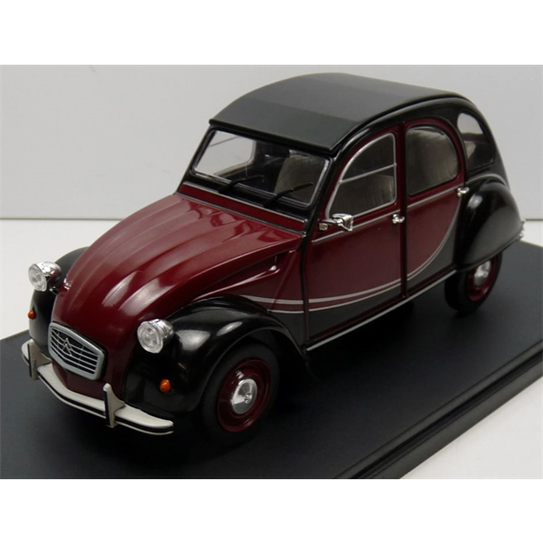 Citroen 2cv Charleston 1982 Black/Red-1:24