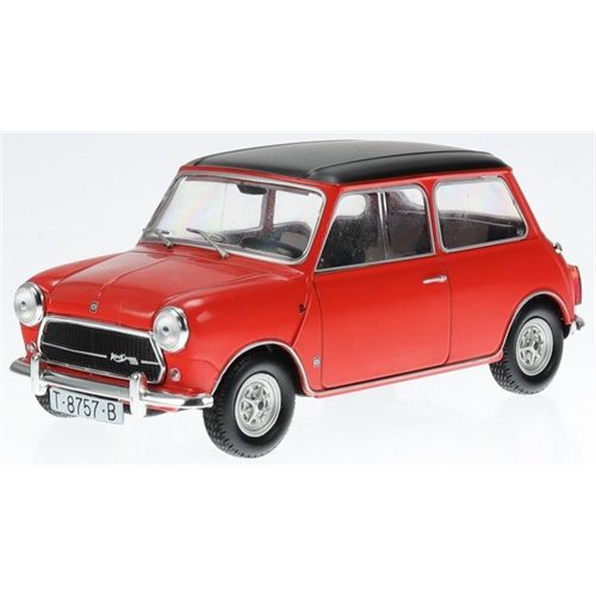 Mini Cooper 1973 Red with Black roof -1:24