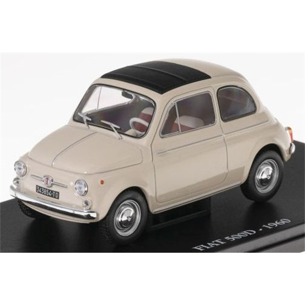 Fiat 500D - 1960 1:24 European Vintage Cars - Cased