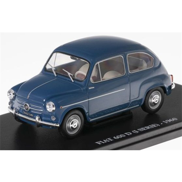 Fiat 600 D (I Serie) - 1960 1:24 European Vintage Cars - Cased