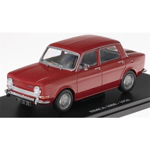 Simca 1000 - 1976 1:24 European Vintage Cars - Cased