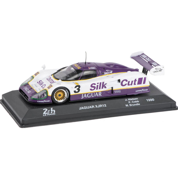Jaguar XJR12 #3 1990 Nielsen/Cobb/Brundle CRACKED CASES- Silk Cut Le Mans Collection