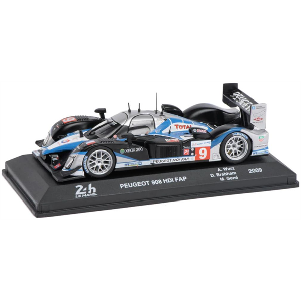Peugeot 908HDI FAP 2009 #9 - Brabham/Gene/ Wurz - Le Mans Collection