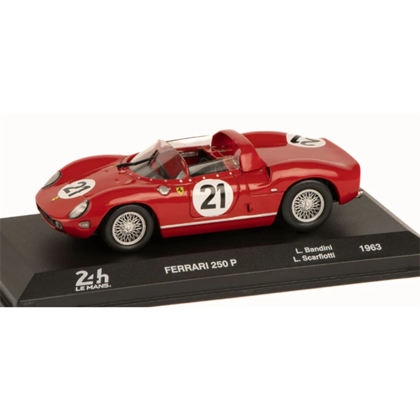 Ferrari 250 P - Bandini / Scarfiotti 1963 CRACKED CASES - Le Mans Collection
