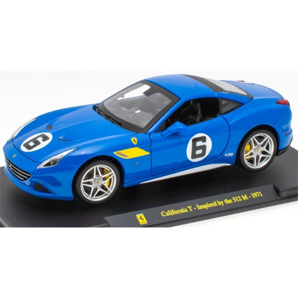 Ferrari California T Inspired by the 512M 1971 - Ferrari 1:24 Collection (With Case)